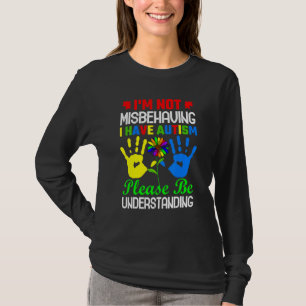 Camiseta Autismo Sensibilização Crianças Autista Menina Que
