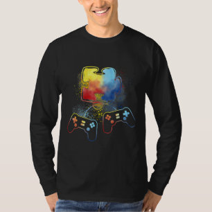 Camiseta Autismo Sensibilização Crianças Quebra-cabeça Piec