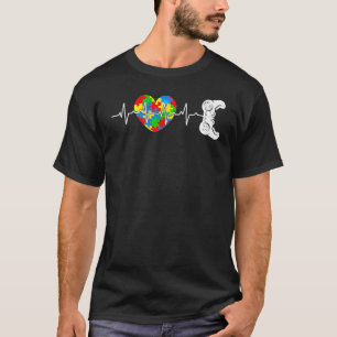 Camiseta Autismo Sensibilização Crianças Quebra-cabeça Piec