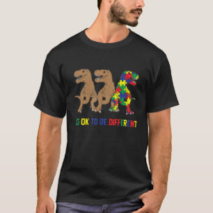 Camiseta Autismo Sensibilização Dinossauro Amadurece Dino