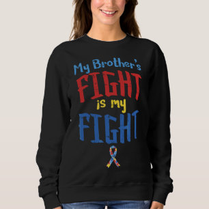 Camiseta Autismo Sensibilização Fita Meus Irmãos Combaterem