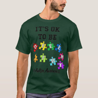 Camiseta Autismo Sensibilização Homens Crianças Está Tudo B
