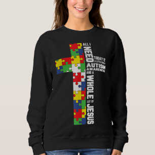 Camiseta Autismo Sensibilização Jesus Cristo Quebra-cabeça 