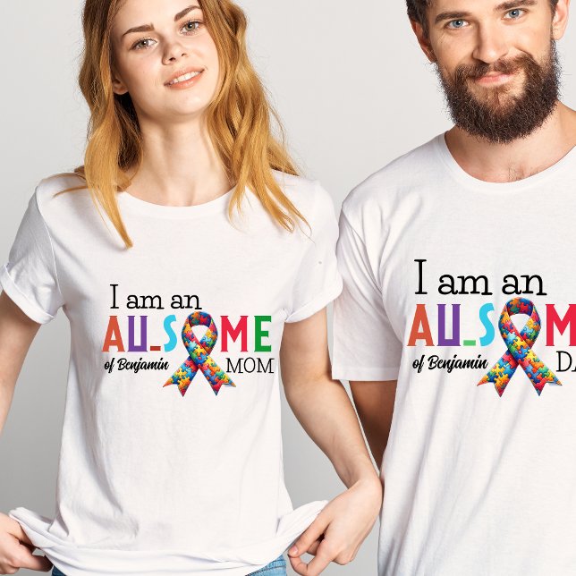 Camiseta Autismo Sensibilização Mãe (Criador carregado)
