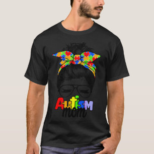 Camiseta Autismo Sensibilização Mãe A Vida Mensageira Bun Ó