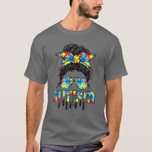 Camiseta Autismo Sensibilização Mãe Mistura Óculos Sola