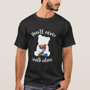 Camiseta Autismo Sensibilização Mamãe Ursa Bonita Autismo M