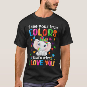 Camiseta Autismo Sensibilização Mês Mamãe Papa Elefante Nec