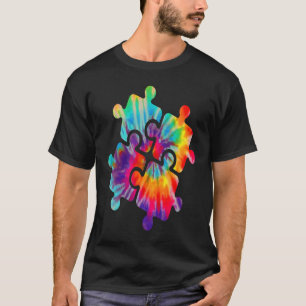 Camiseta Autismo Sensibilização Mês Tie Dye Orgulho Autista