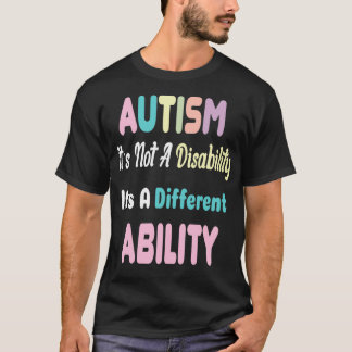 Camiseta Autismo Sensibilização Não É Deficiência