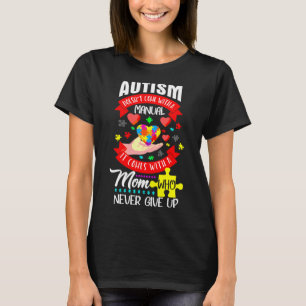 Camiseta Autismo Sensibilização Não Vem Manual Com Mamãe Au