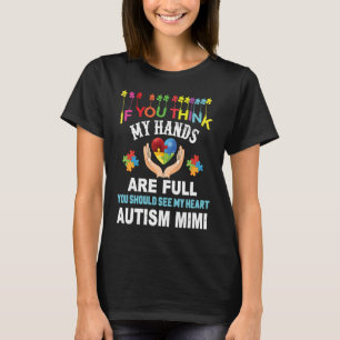 Camiseta Autismo Sensibilização Orgulhosa Autismo Mimi Ama 