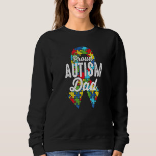 Camiseta Autismo Sensibilização Orgulhosa Autismo Pai Fita 