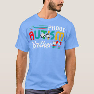 Camiseta Autismo Sensibilização Orgulhosa Irmão Autismo Sen