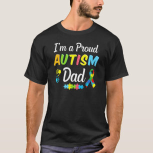 Camiseta Autismo Sensibilização Padre Eu sou um Pai Orgulho