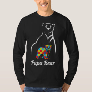 Camiseta Autismo Sensibilização Papa Urso Pai
