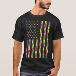Camiseta Autismo Sensibilização para a educação especial de