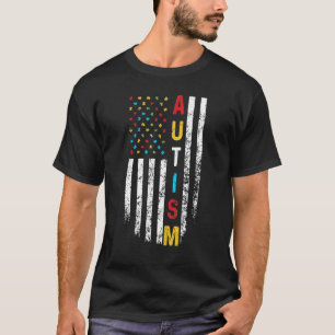 Camiseta Autismo Sensibilização Para Os Homens Pais Mulhere