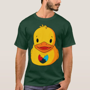 Camiseta Autismo Sensibilização Pato de Borracha