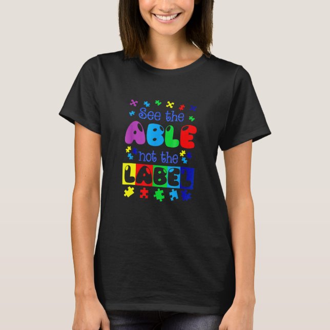 Camiseta Autismo Sensibilização Portas Autismo Crianças Par (Frente)