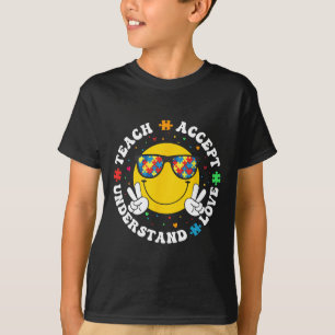 Camiseta Autismo Sensibilização Professora Quebra-cabeça de