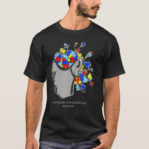 Camiseta Autismo Sensibilização Quebra-cabeça