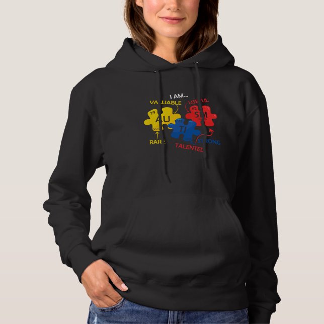 Camiseta Autismo Sensibilização Quebra-cabeça Elemento Quím (Frente)