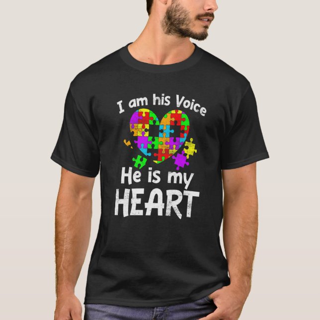Camiseta Autismo Sensibilização Rapazes Crianças Eu Sou Sua (Frente)