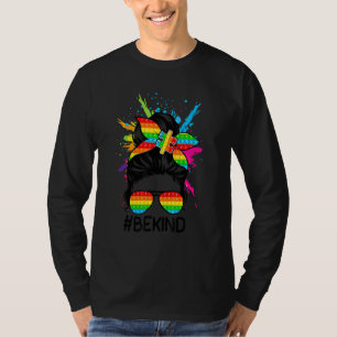 Camiseta Autismo Sensibilização Seja gentil Pop