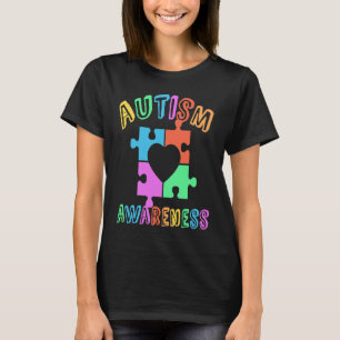 Camiseta Autismo Sensibilização seja um bom Quebra-cabeça d