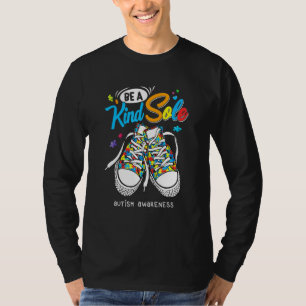 Camiseta Autismo Sensibilização Seja Uma Espécie De Calçado