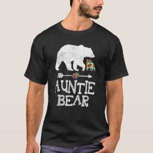 Camiseta Autismo Sensibilização Urso de Tempos Suporte a Ad