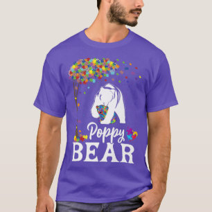 Camiseta Autismo Sensibilização Urso de Vaca Suporte a Prem
