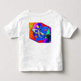 Camiseta Autismo Shark 5/6T BRANCO