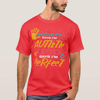 Camiseta Autismo Suporta Consciência Autista do Autismo Inf