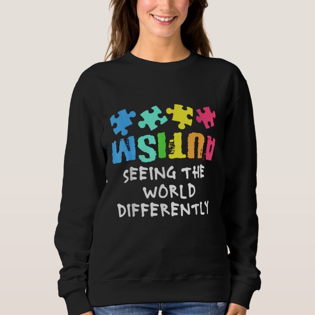 Camiseta Autismo suporta ver o mundo diferente (Frente)
