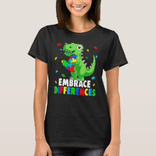 Camiseta Autismo - Suporte à Consciência Abraça Diferenças 