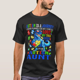 Camiseta Autismo Tia Journey Cita Autismo Sensibilização Di