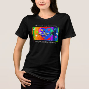 Camiseta Autismo Tubarão MULHERES PRETAS