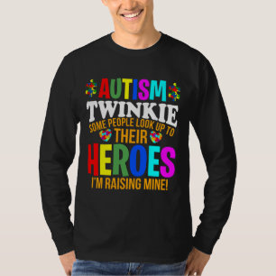 Camiseta Autismo Twinkie Pessoas Olham Para Os Heróis Autis