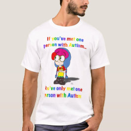 Camiseta Autismo: Um tamanho não serve para todos a camiset