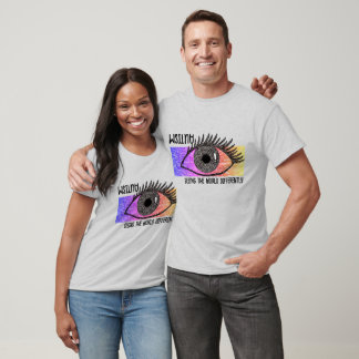 Camiseta "Autismo - Vendo o mundo de forma diferente"