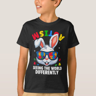 Camiseta Autismo Vendo o Mundo de Forma Diferente Bunn Cons