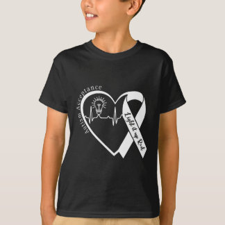 Camiseta Autismo - Vermelho em vez disso - Aceitação sem Co