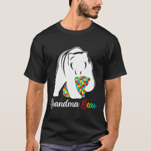 Camiseta Autismo Vovó Vovó Ursa Autismo Consciência