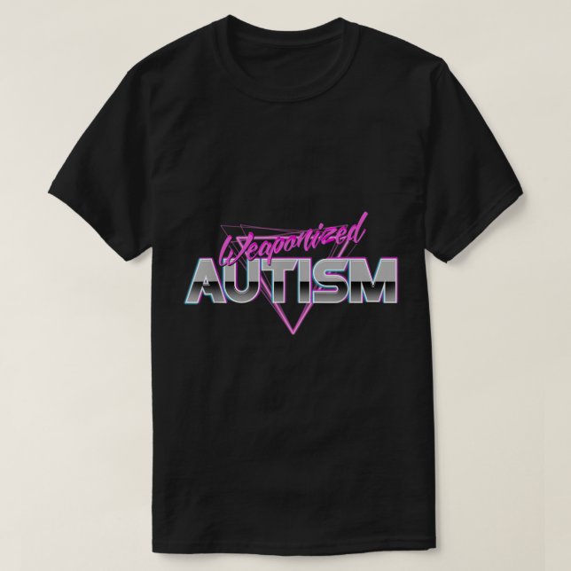 Camiseta Autismo Weaponizado (Frente do Design)