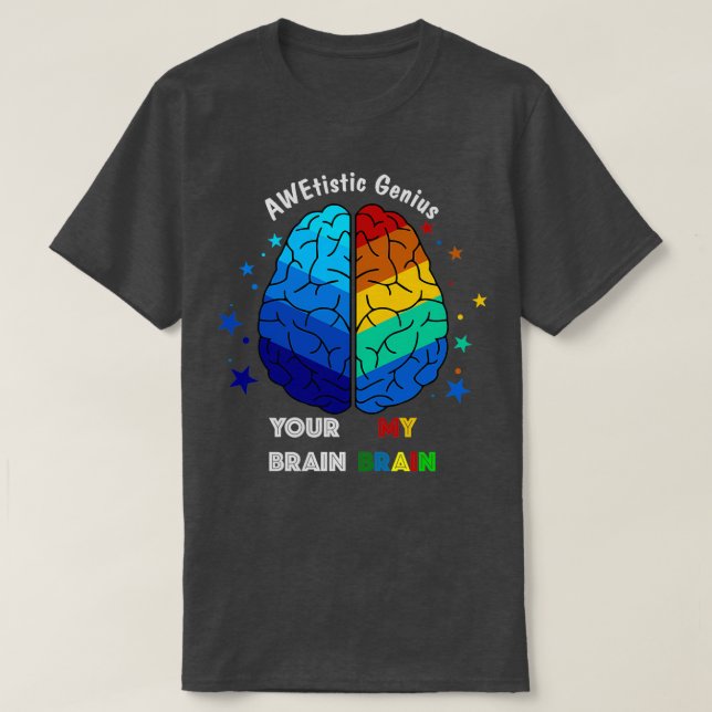 Camiseta Autist Genius Autismo (Frente do Design)