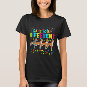 Camiseta Autista Atreve-Se A Ser Diferente De Staffordshi