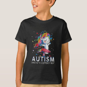Camiseta Autista Autismo Dançando A Um Peso Diferente