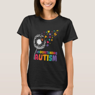Camiseta Autista COMPREENDENDO O AUTISMO Dandelions Engraça
